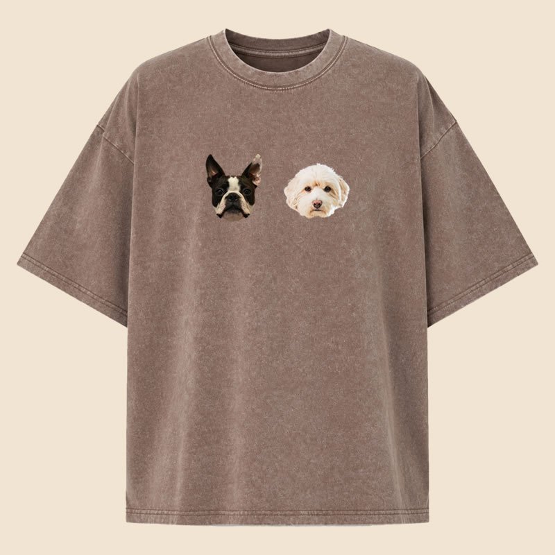Remera Oversize Stonewashed estampada con mi mascota - Imagen 6