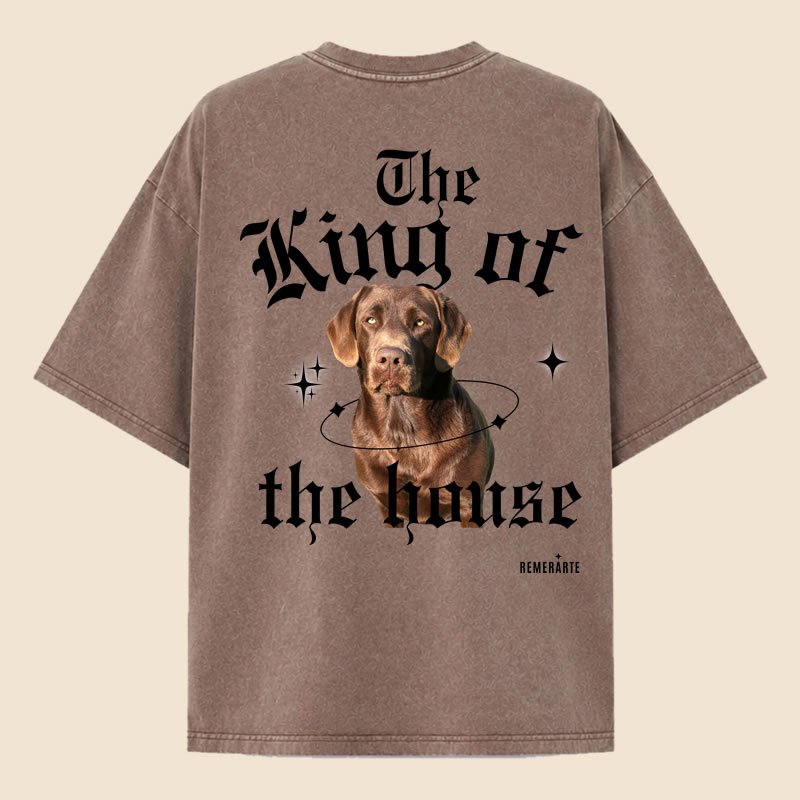 Remera Oversize Stonewashed estampada con mi mascota - Imagen 7